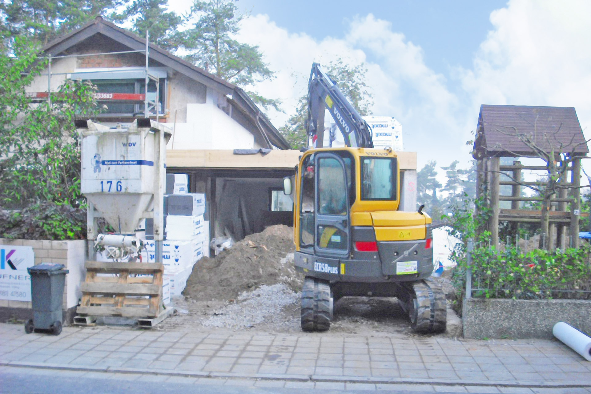 An- und Umbau vorher