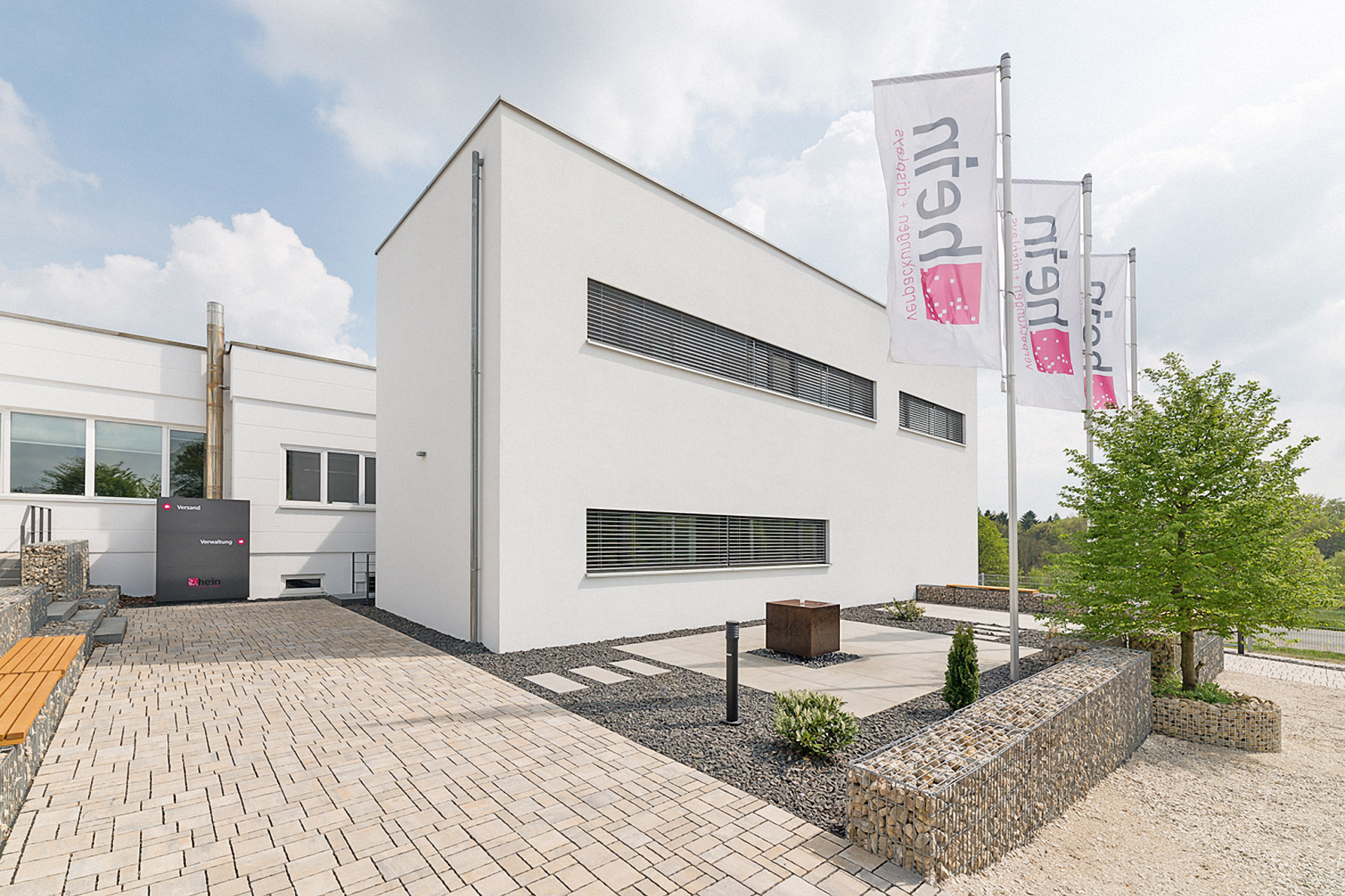 Pflasterarbeiten Gewerbebau Hein